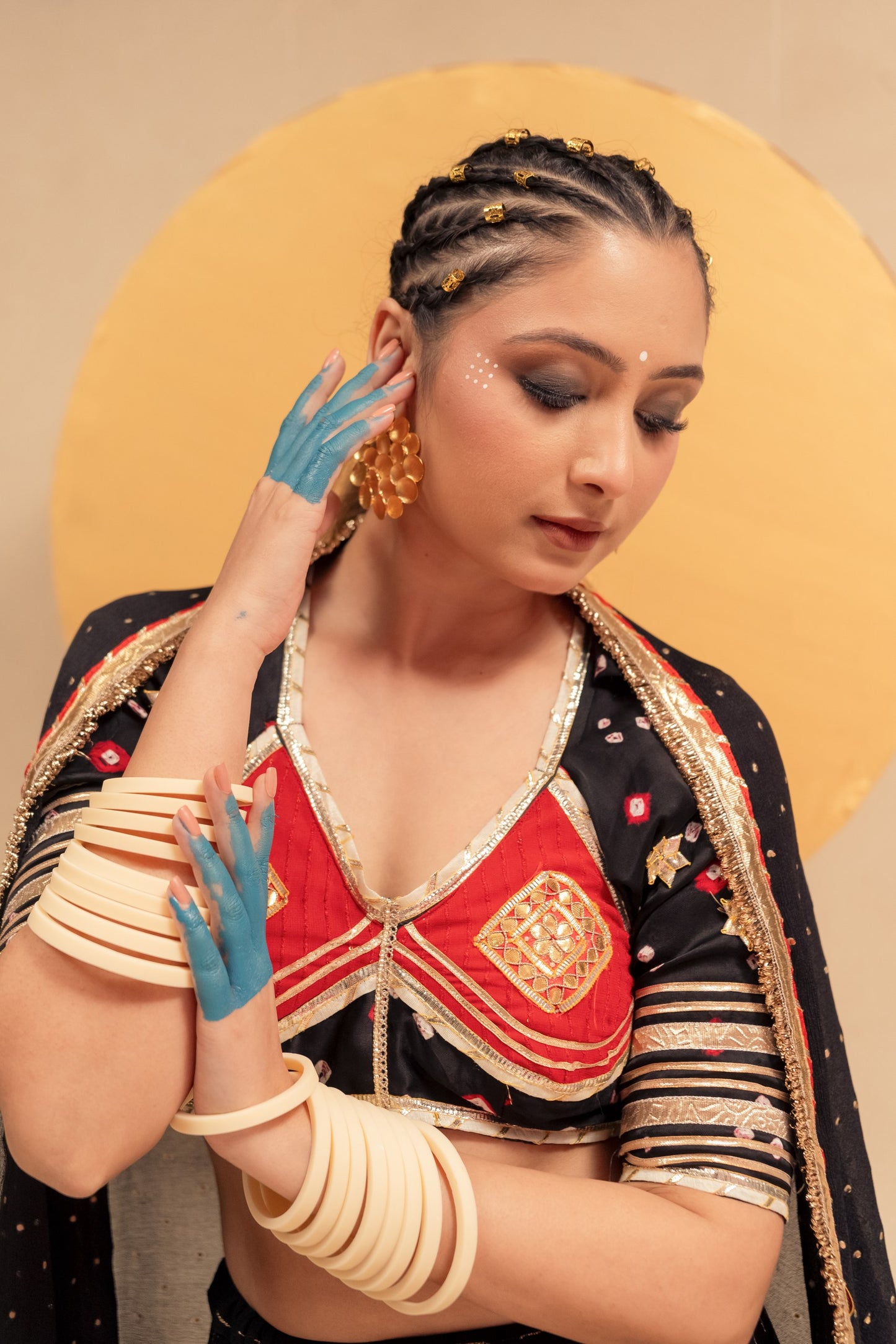 Black Chaniya choli set