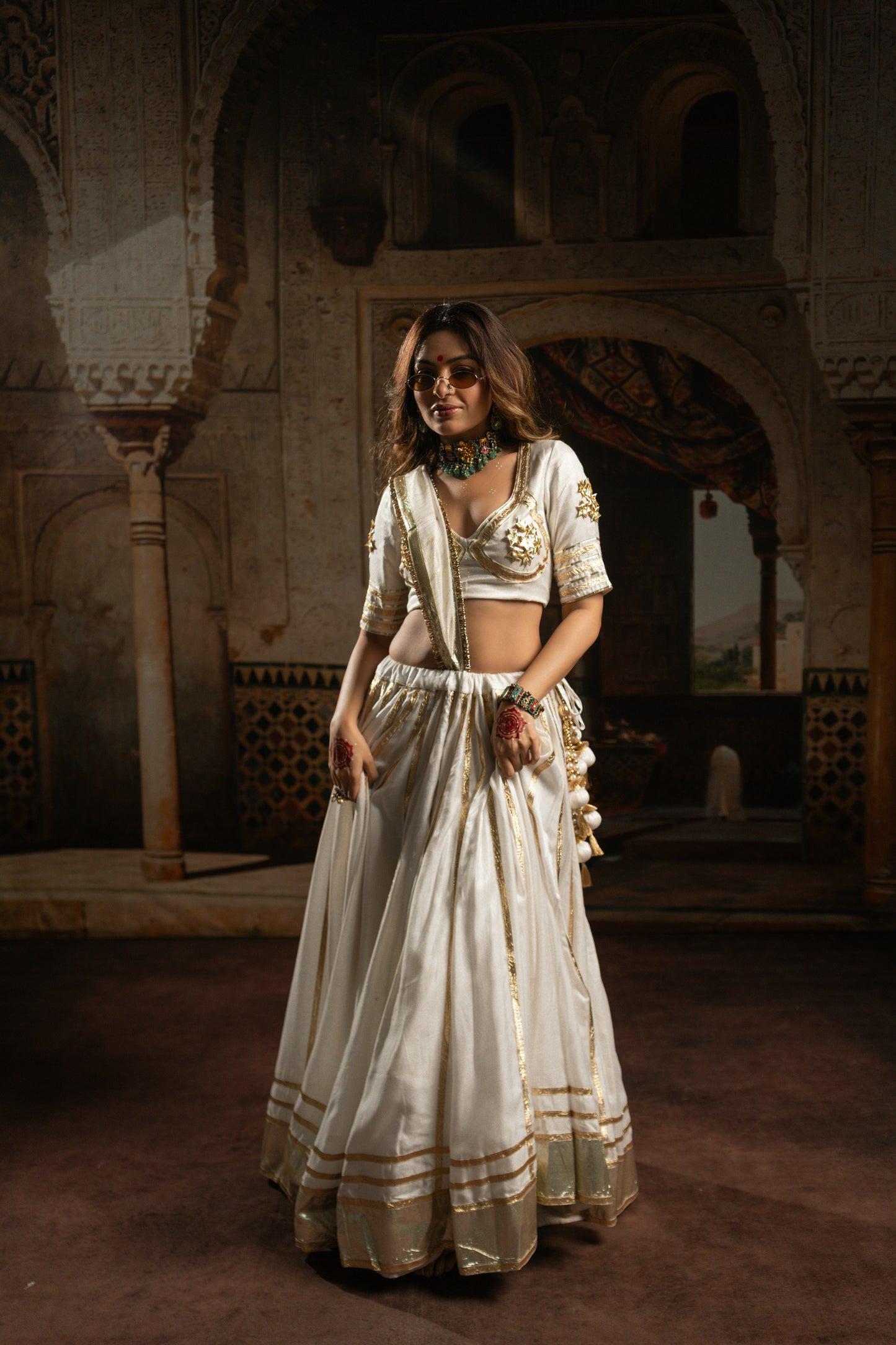 Pure White Chaniya Choli Set