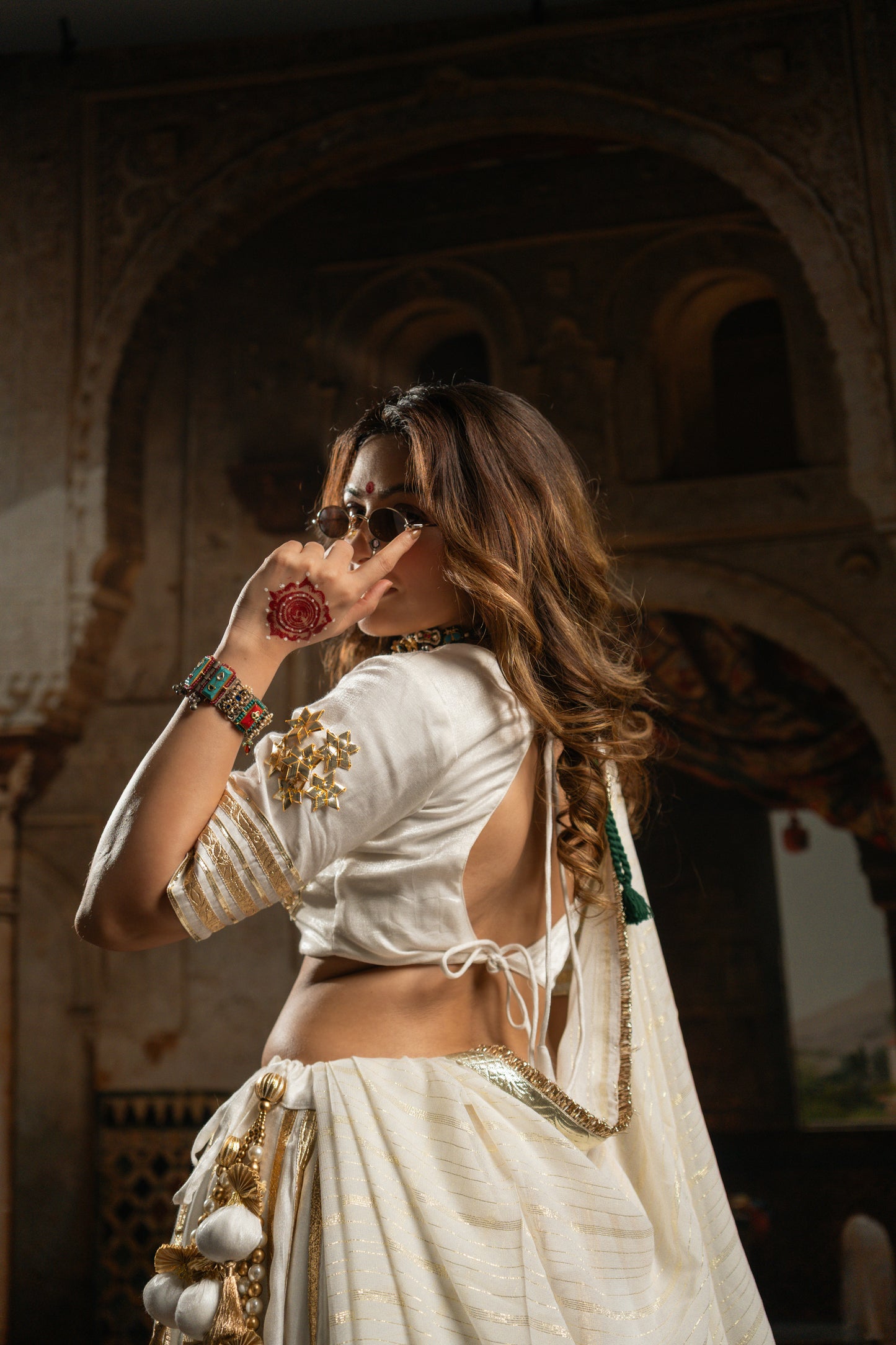 Pure White Chaniya Choli Set