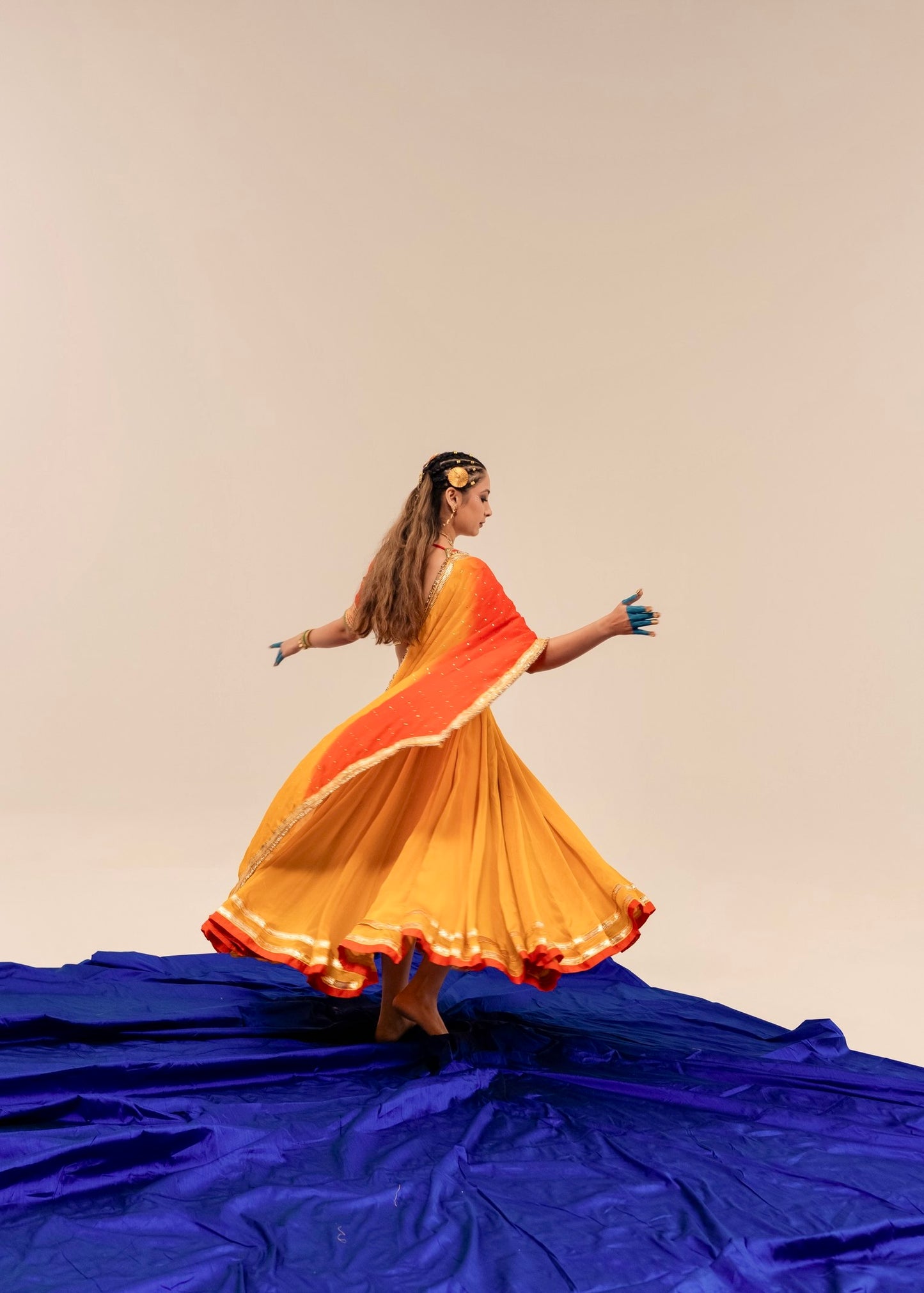 Yellow Chaniya choli set