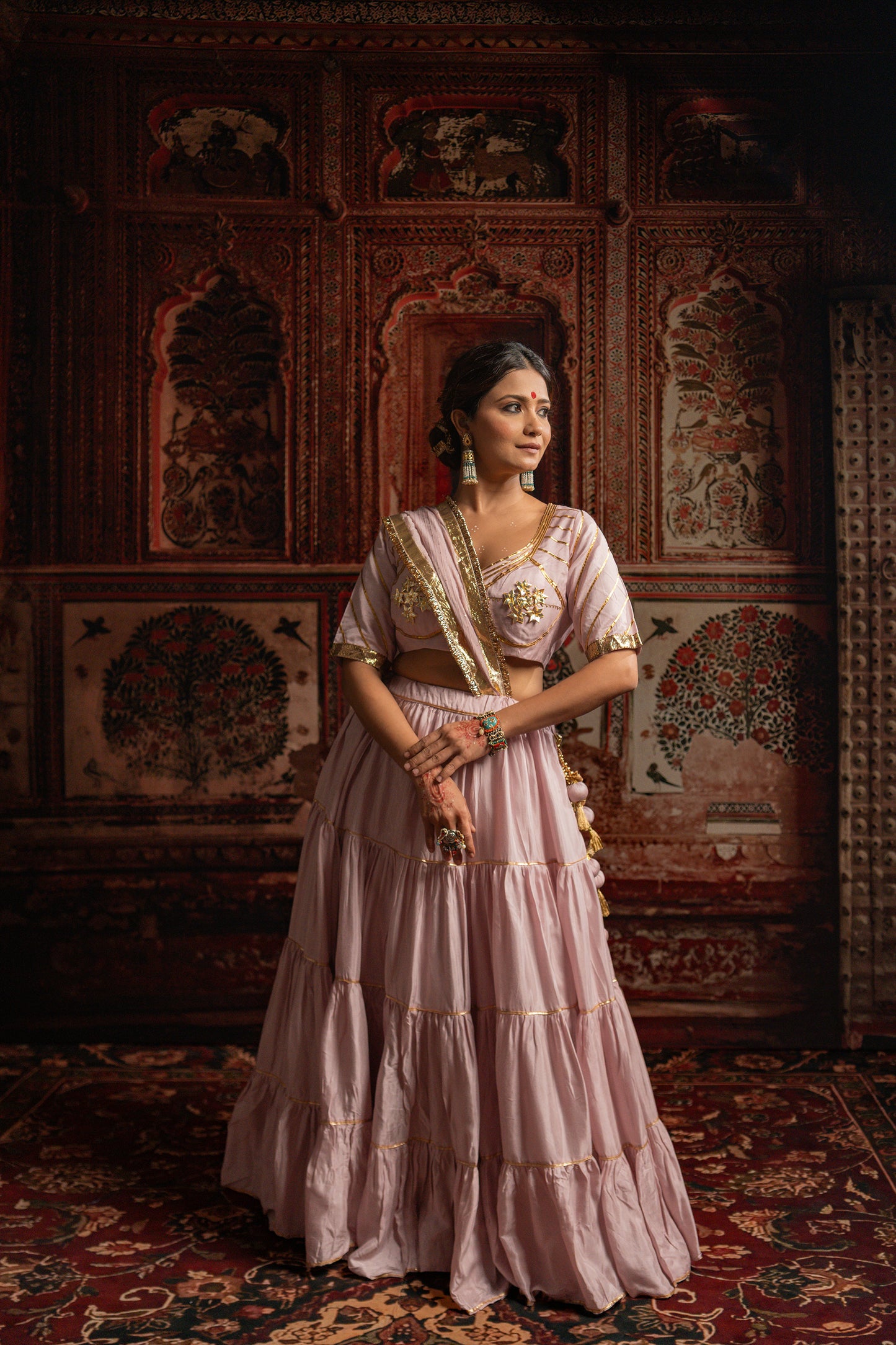 Baby Pink Chaniya Choli Set