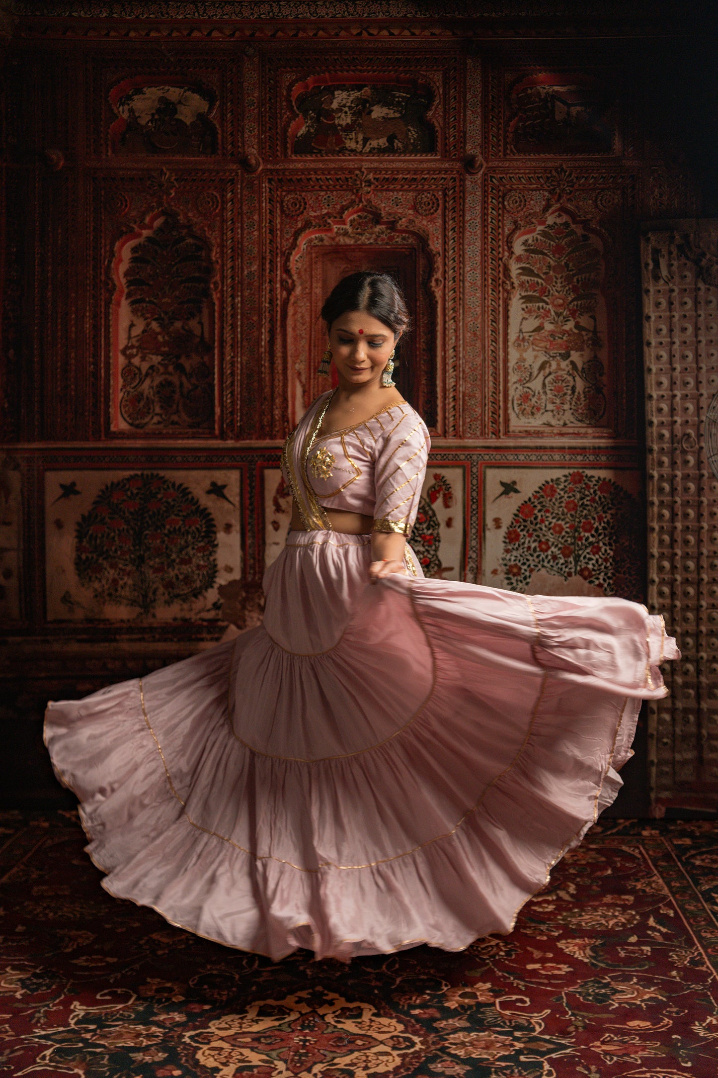 Baby Pink Chaniya Choli Set