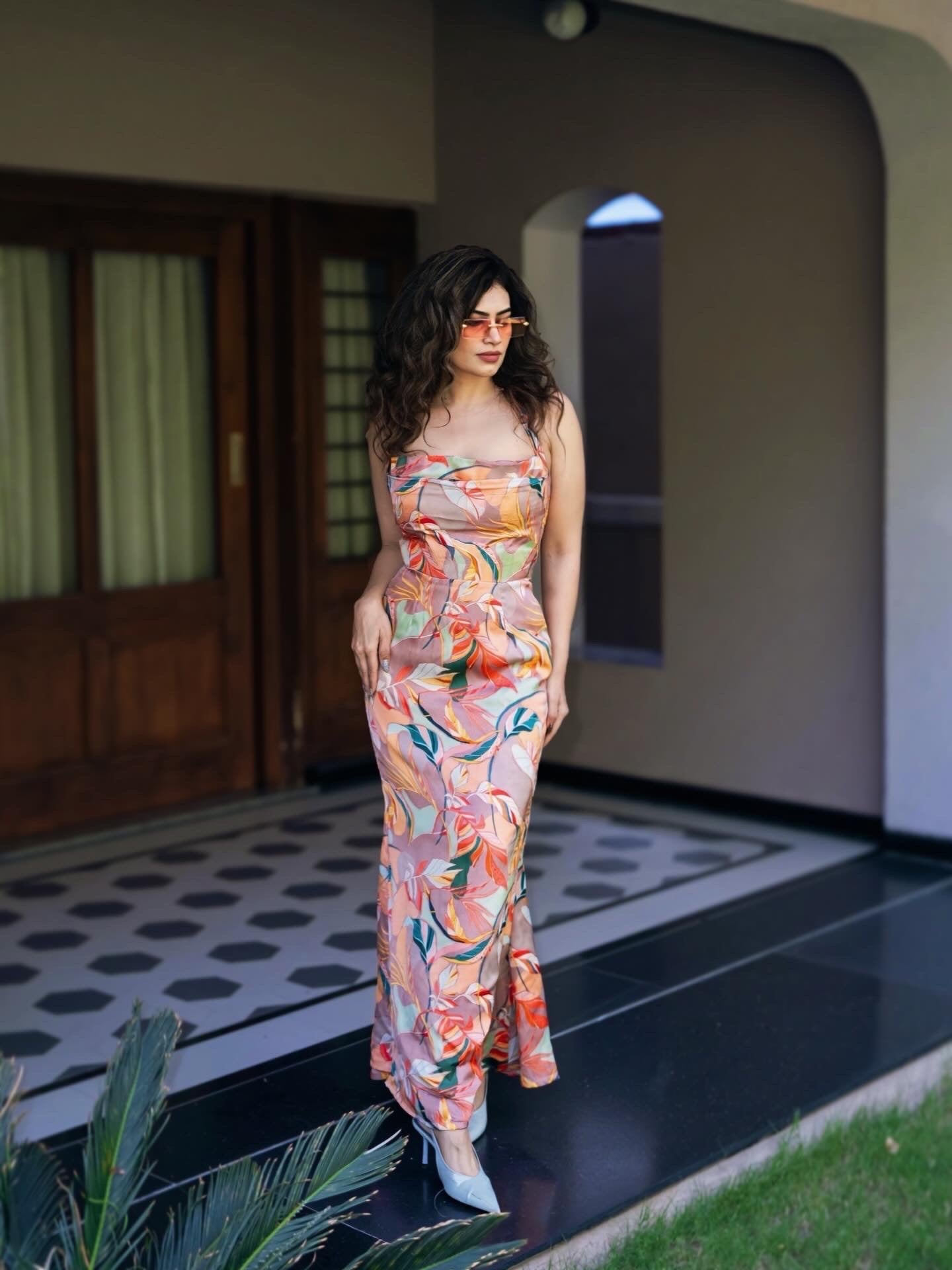 Printed Maxi floral dress