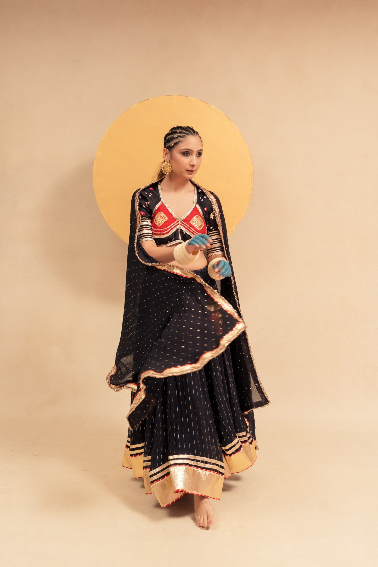 Black Chaniya choli set