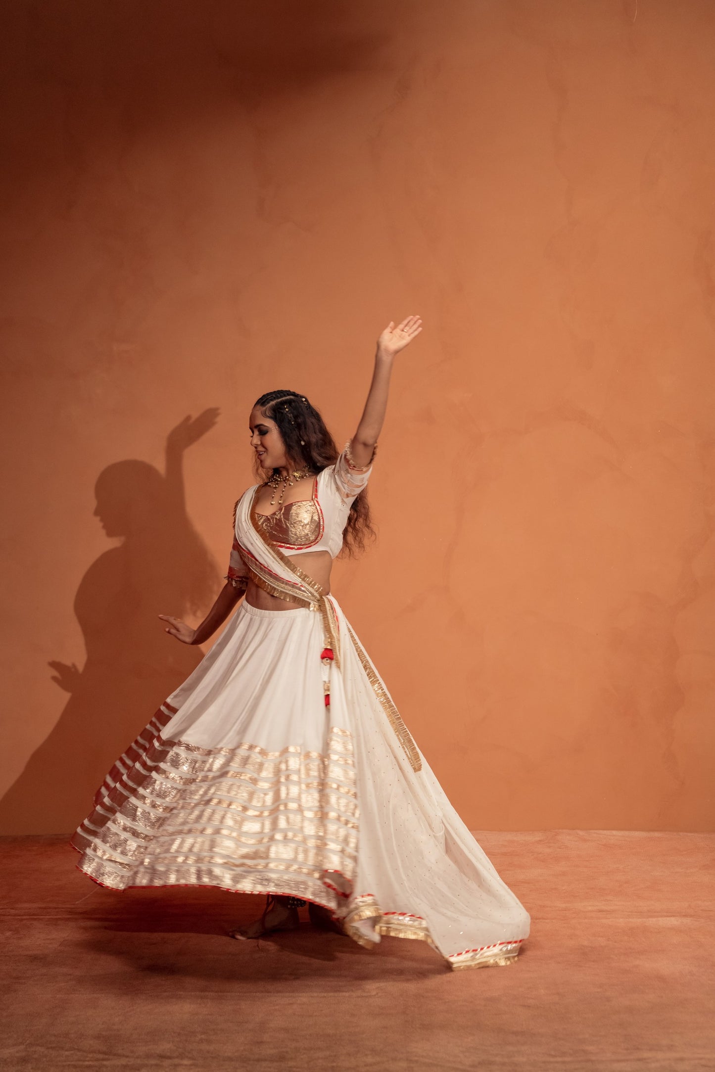 White Chaniya choli