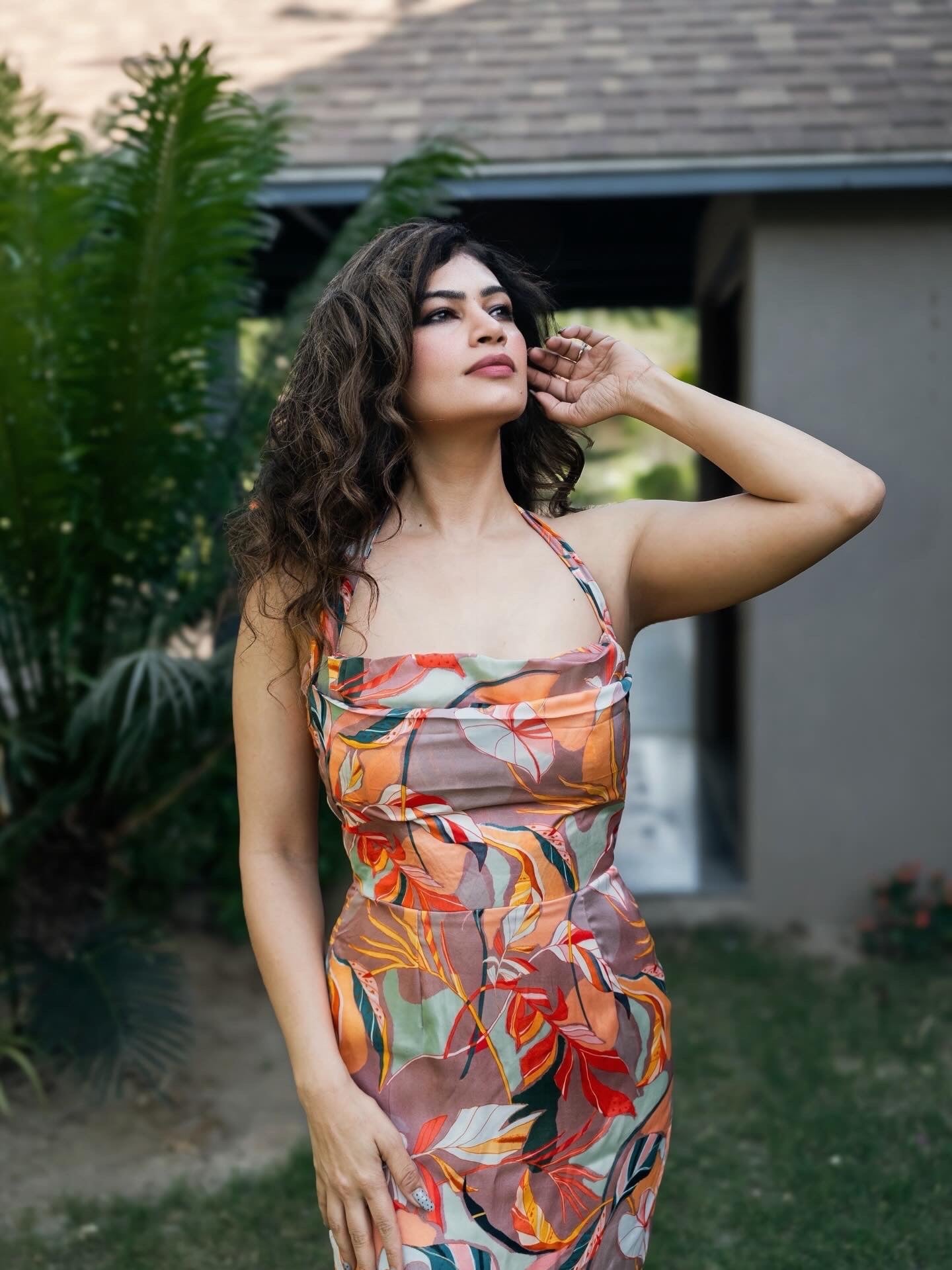 Printed Maxi floral dress