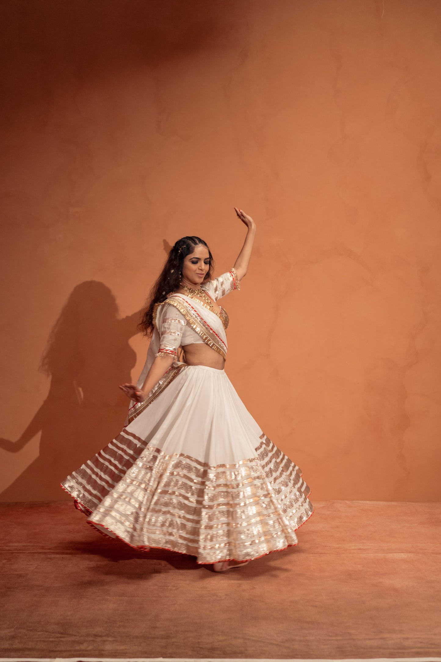 White Chaniya choli