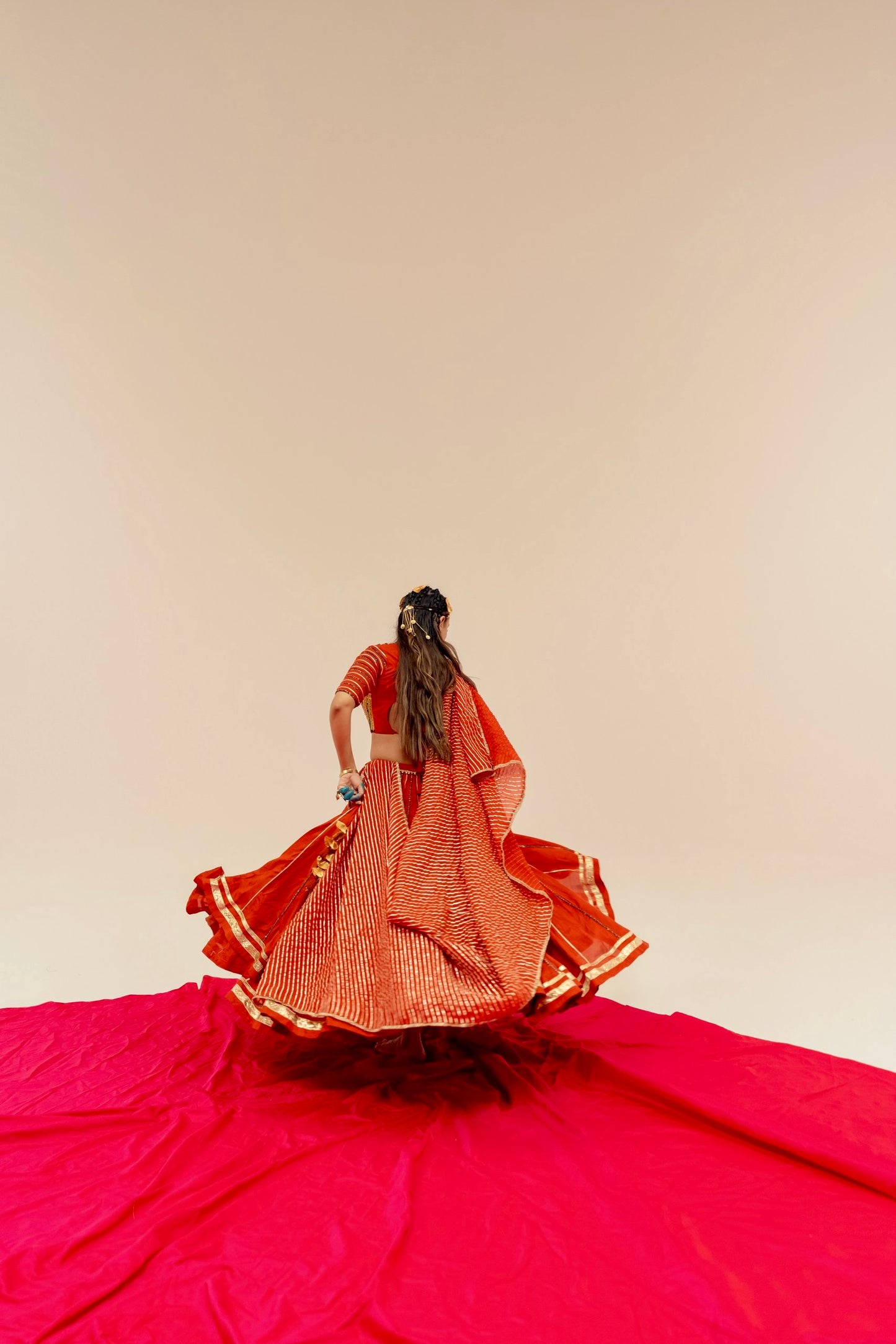 Rust Chaniya choli set