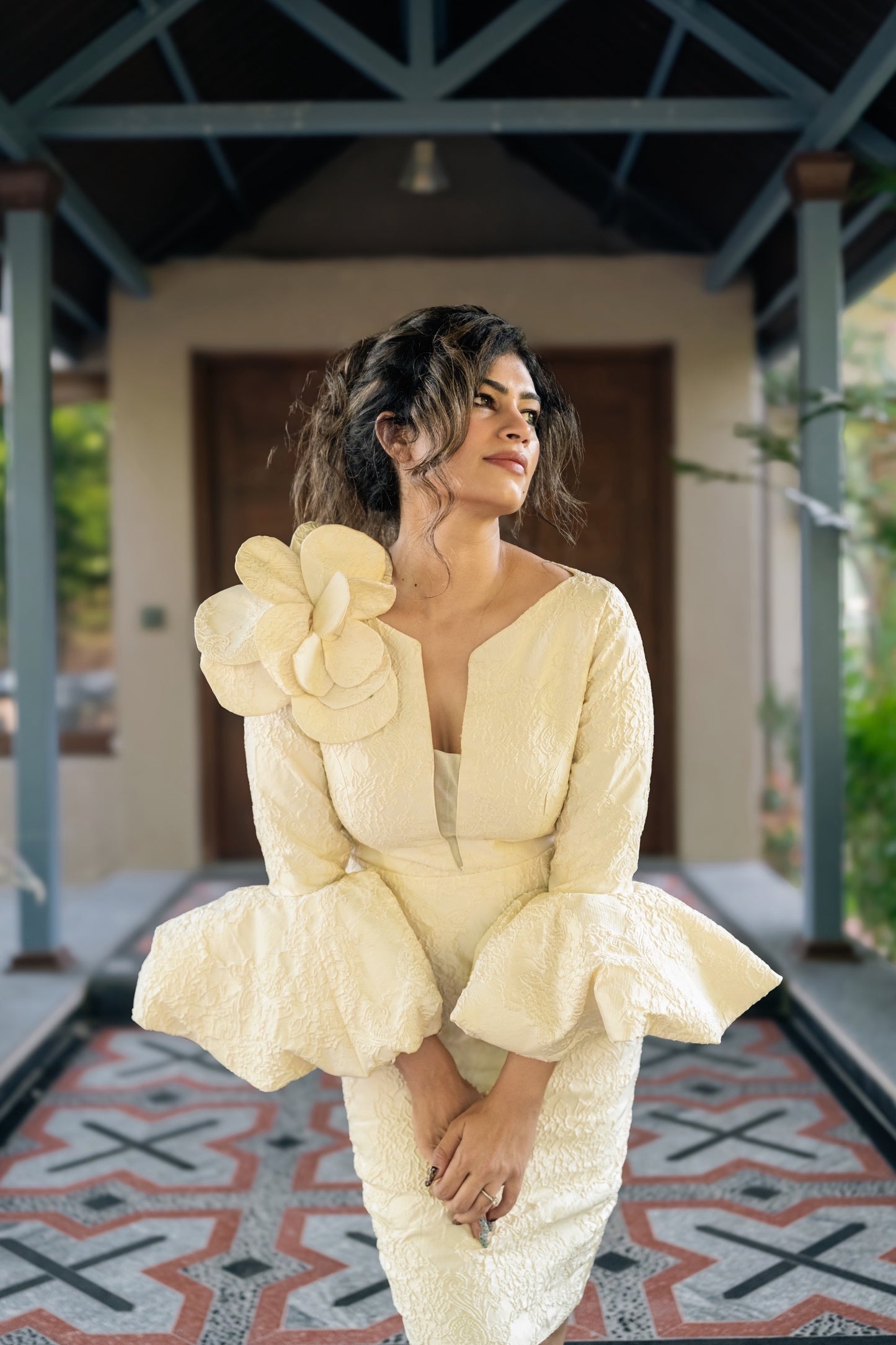 Pale Yellow Bodycon Dress