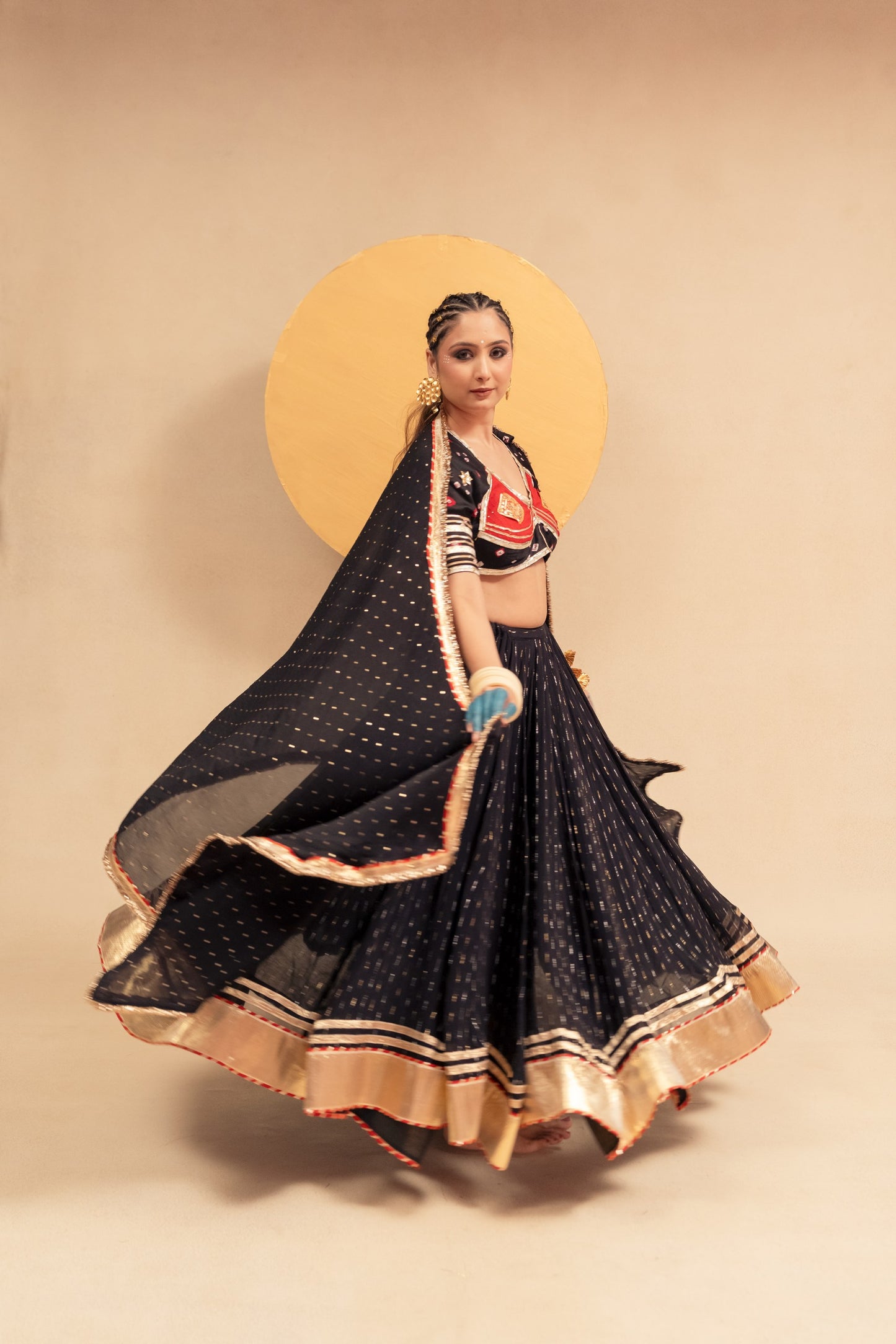Black Chaniya choli set