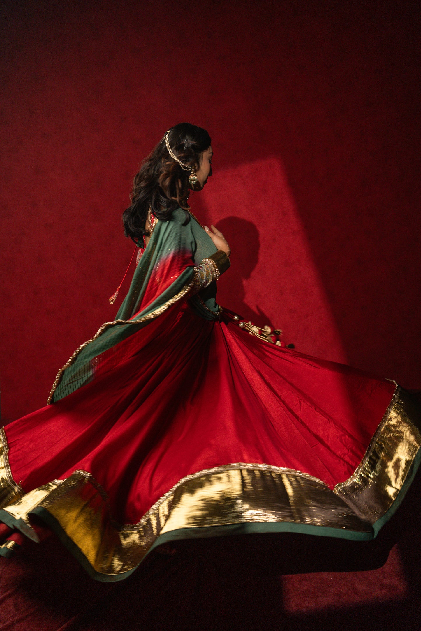 Red Chaniya choli set